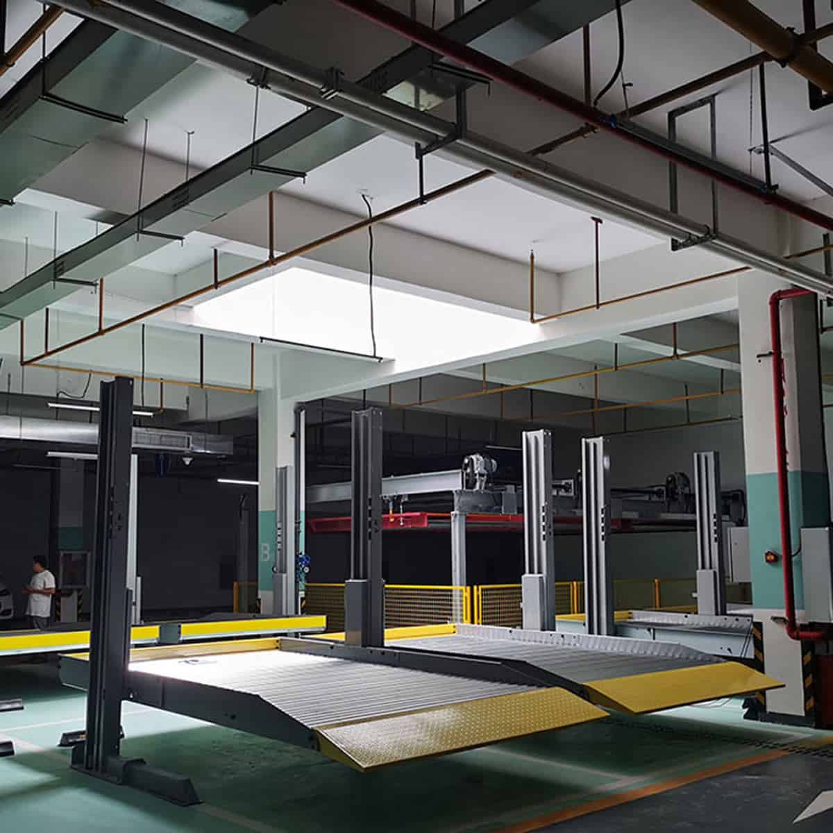 橫移式立體車庫停車設備過規劃